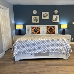 King- Size Bed. And….,