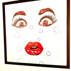 30x30 frame new in package plexiglass