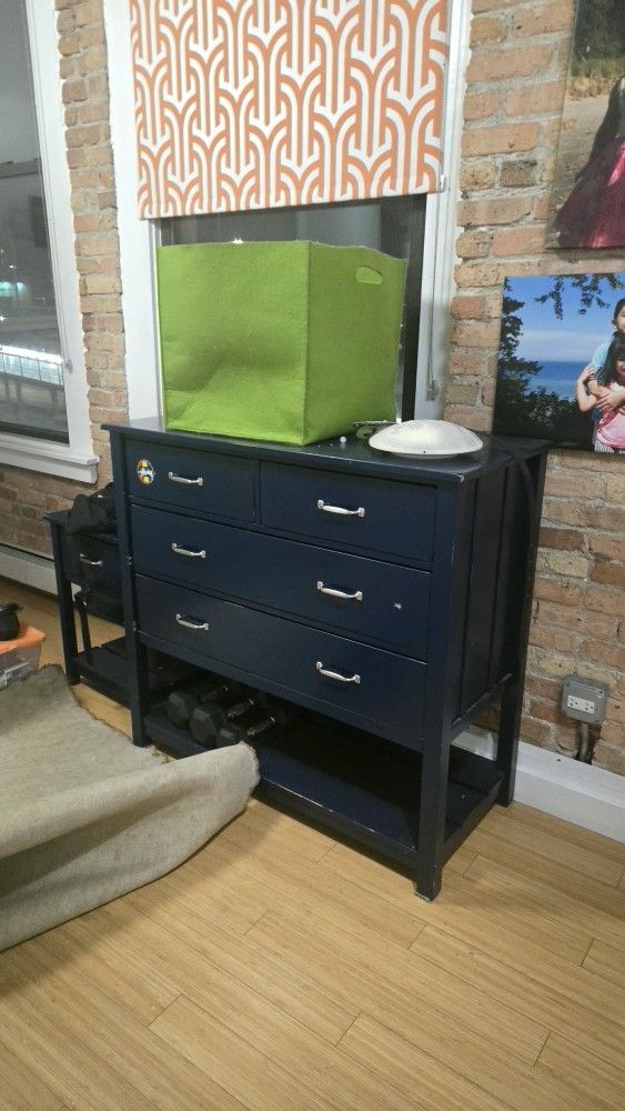 Land OF Nod Dresser And Side Table