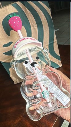 Starbucks strawberry bear