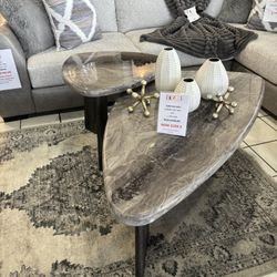 Brand New 💫🔥 Beautiful 3 Pc Coffee Table - Grey Color @furniture Expo 