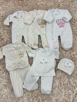 Velour Baby Sets Clothes