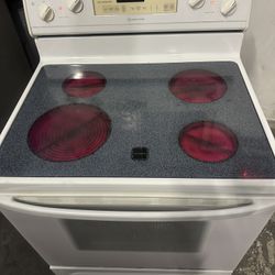 30” Beige  Stove Estufa Cocina Fogón Electric ⚡️ Range Good Condition 