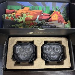 Brand New Authentic Morimoto 4 Banger NCS LED Pods (SAE Wide /White) (set)