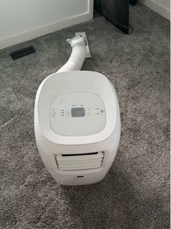White Portable Air Conditioner with Exhaust Hose