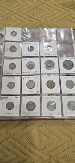 Over 60 collectible coins from different countries, all for just $80
