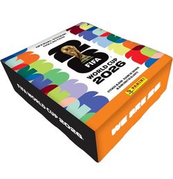 Fifa 2026 Panini - Album tapa dura, 50 Sobres, Caja metalica, caja 3D para stickers