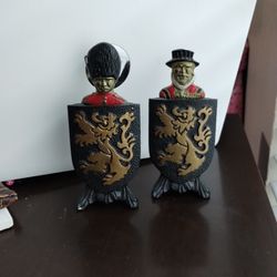 Paul Glademan 1950's cast metal Beefeater royal guard Bottle Openers (Rare)
