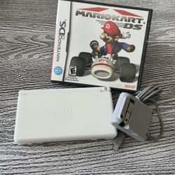 Nintendo DS with Mario Kart game in excellent condition, complete with stylus & charger $60