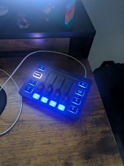 FIFINE - USB Audio Mixer - 4 Channel Audio Interface with RGB for Gaming, Streaming, Content Creatio
