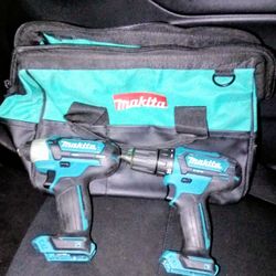Makita 12 V  DRILL / IMPACT  W/TOOL BAG (T00LS  ONLY)