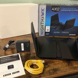 Netgear AC6000 Nighthawk AX12 RAX120 Router