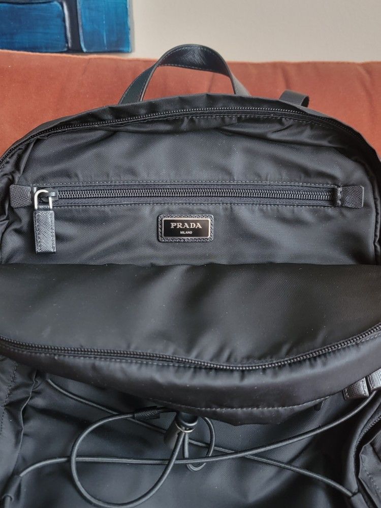 Prada Backpack Black Nylon TESSUTO MONTAGNA NERO for Sale in West