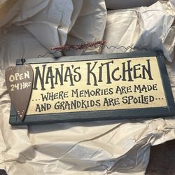 Nana’s Kitchen plaque