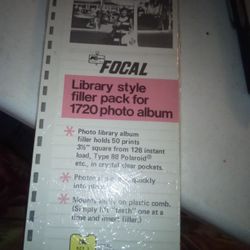 Focal 1720 Photo Album 