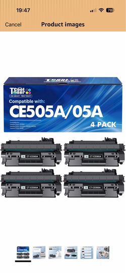 CE505A 05A Toner Cartridge Black P2035 Compatible Replacement for HP LaserJet P2035 P2055DN Toner Cartridge Work for HP P2055 P2055DN P2035N P2055DN P