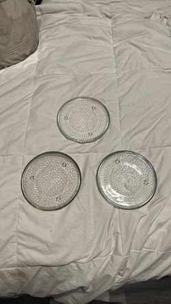 Glass water trays for pots