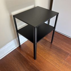 Black Metal Nightstand