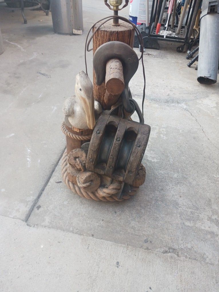 Vintage Seagull Maritime Lamp