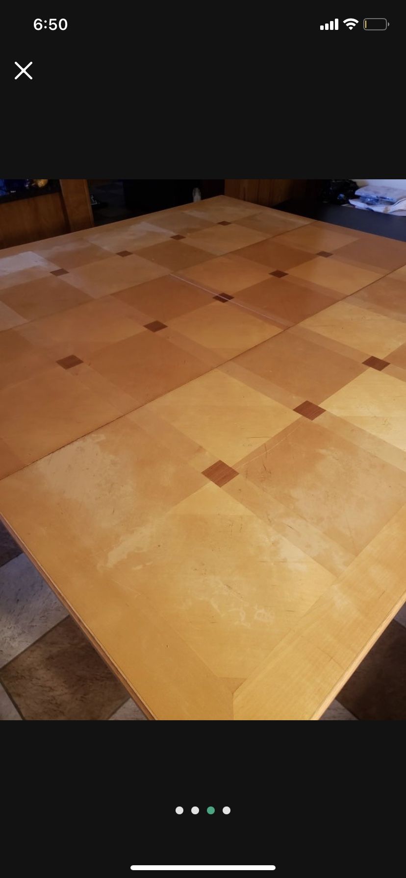 Counter height dining table