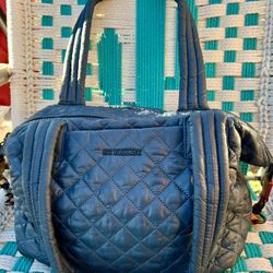 MZ Wallace Deluxe Quilted Medium Sutton Tote - Blue