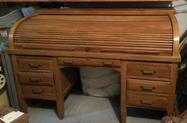 Antique Roll Top Desk By Standard Furniture Co Ny For Sale In