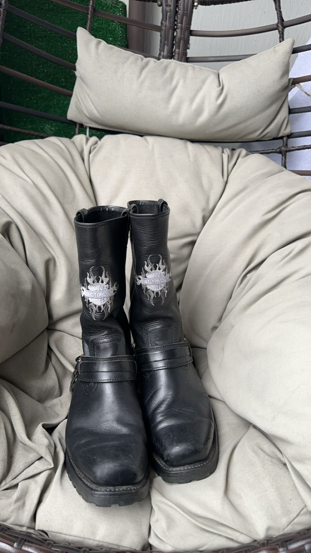 Harley Davidson Boots Leather