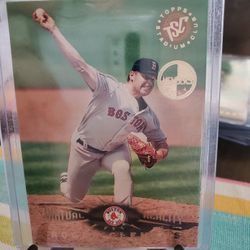 Roger Clemens 1995 Topps Stadium Club Members Only Virtual Reality Parallel Card 