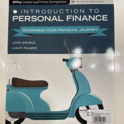 Introduction To Personal Finance: Beginning Your Financial Journey - 1e - Wiley Plus - John Grable | Lance Palmer