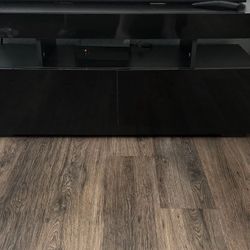 Black TV Stand With Drawers