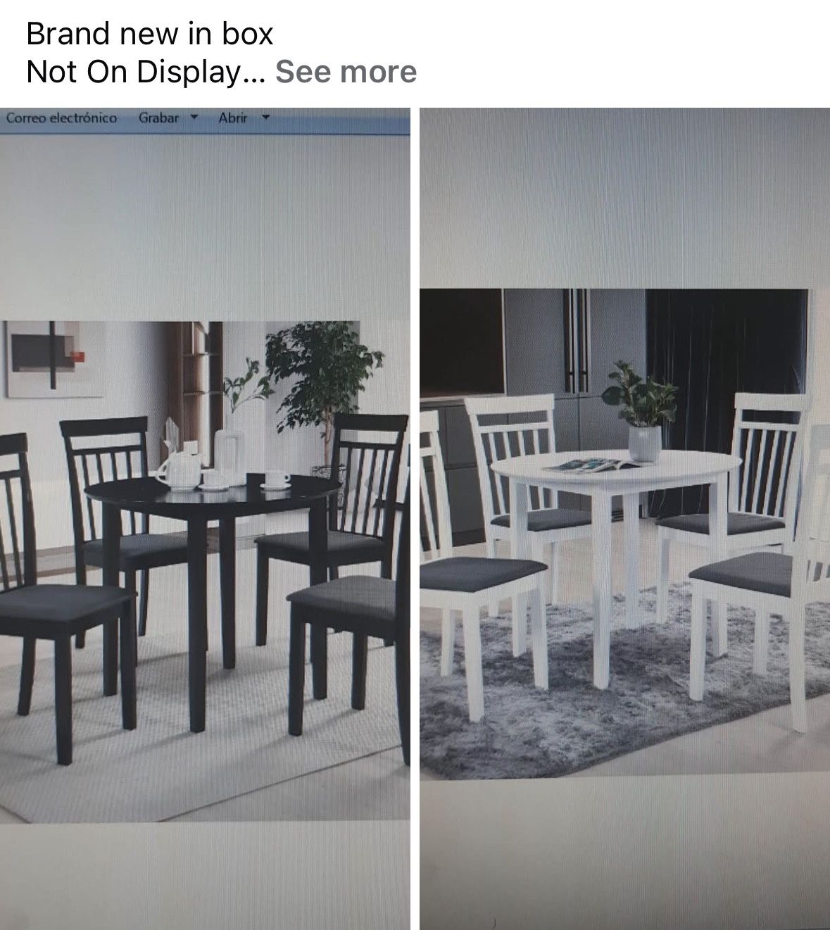 Dining Table Set With Chairs