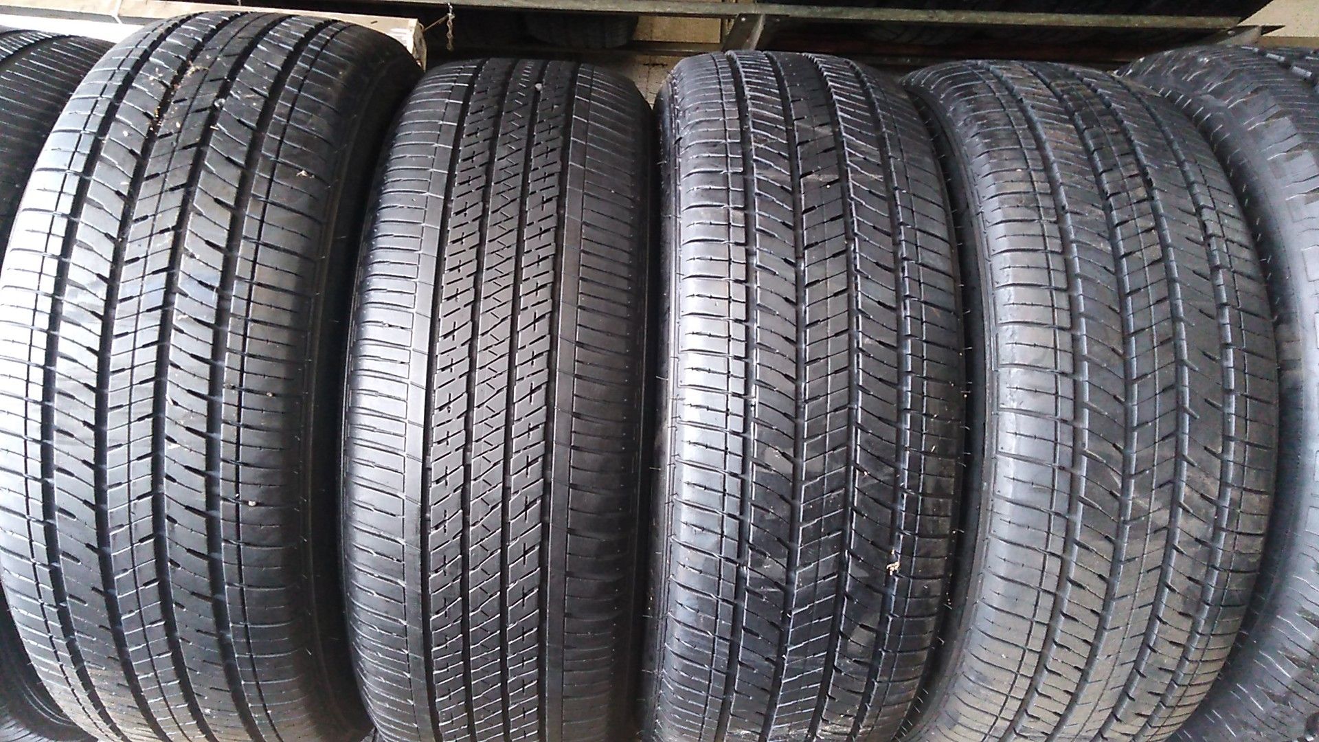 Four matching Bridgestone tires for sale 235/60/18