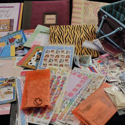 Large Lot Of Scrapbooking Supplies