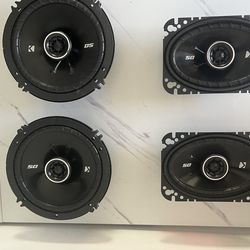 Kicker DSC Car Speakers - 2x 6.5" & 2x 4x6" Coax