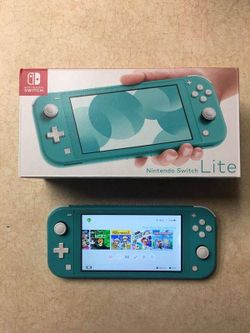 NINTENDO SWITCH LITE with 50 SWITCH GAMES and 7000 RETRO CONSOLE
