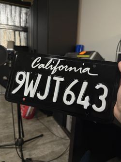 License Plate Wrap