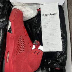 Jordan 5 Retro Red Suede