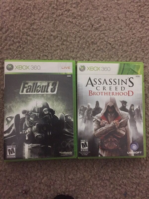 2 games for xbox 360