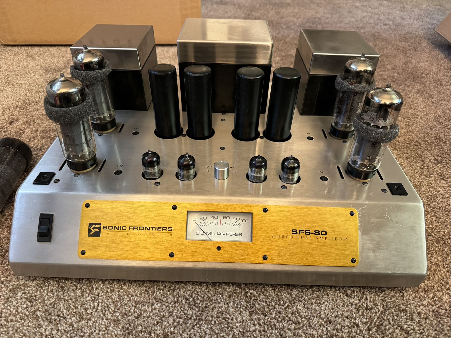 STEREO TUBE AMPLIFIER SFS-80 SONIC FRONTIERS INC.