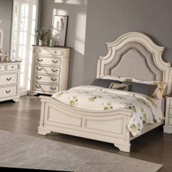 Queen Bed Frame  Dresser Mirror One Nightstand Free Delivery  Check Description