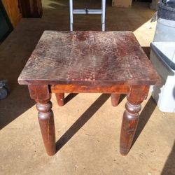 Solid Wood End Table