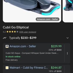 Cubi Go Portable Elliptical 