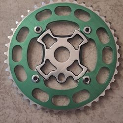 Bmx Aluminum Crank Chainring, Center Star with Bolts