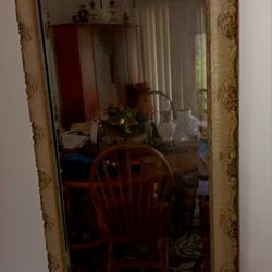 Antique Original Beautiful Aged Mirror