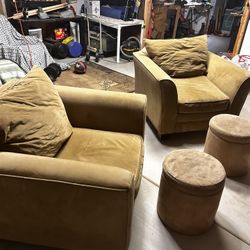 Suede Chairs 