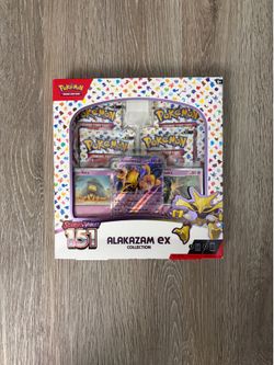 Pokemon Scarlet & Violet 151 Alakazam EX Collection Box