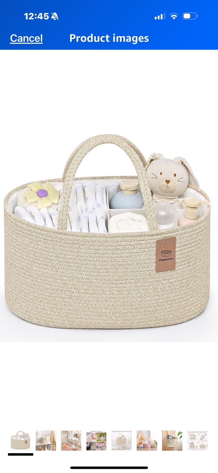 Baby Diaper Caddy Organizer