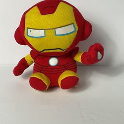 Ty Beanie Babies Marvel Iron Man Bean Bag Plush Stuffed Animal Soft Toy 2021 5”