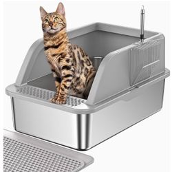 Stainless Steel Litter Box 