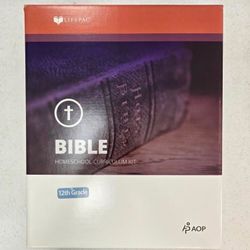 Lifepac Homeschool Bible 12th Grade Curriculum 